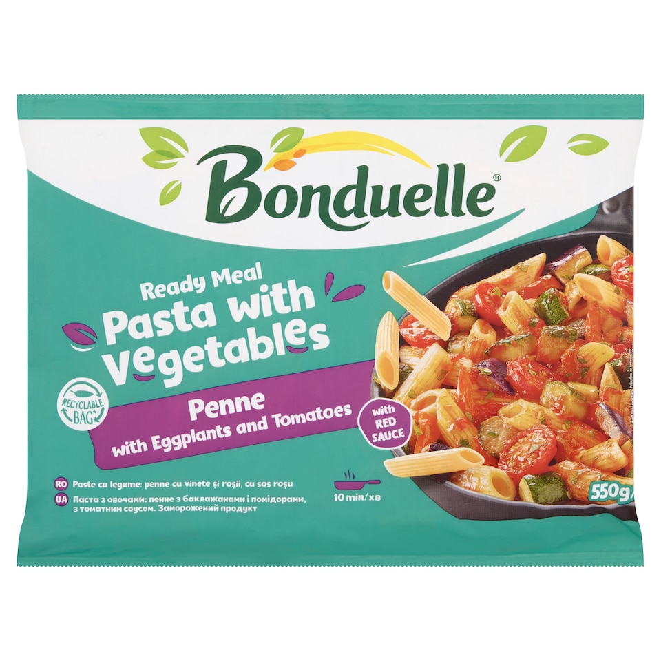 image 1 of Bonduelle Penne with Eggplants and Tomatoes 550 g