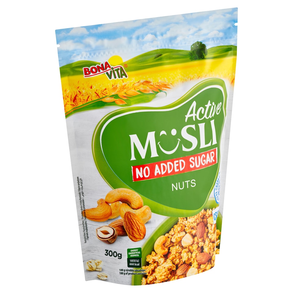 Bonavita Active ropogós müzli dióval 300g