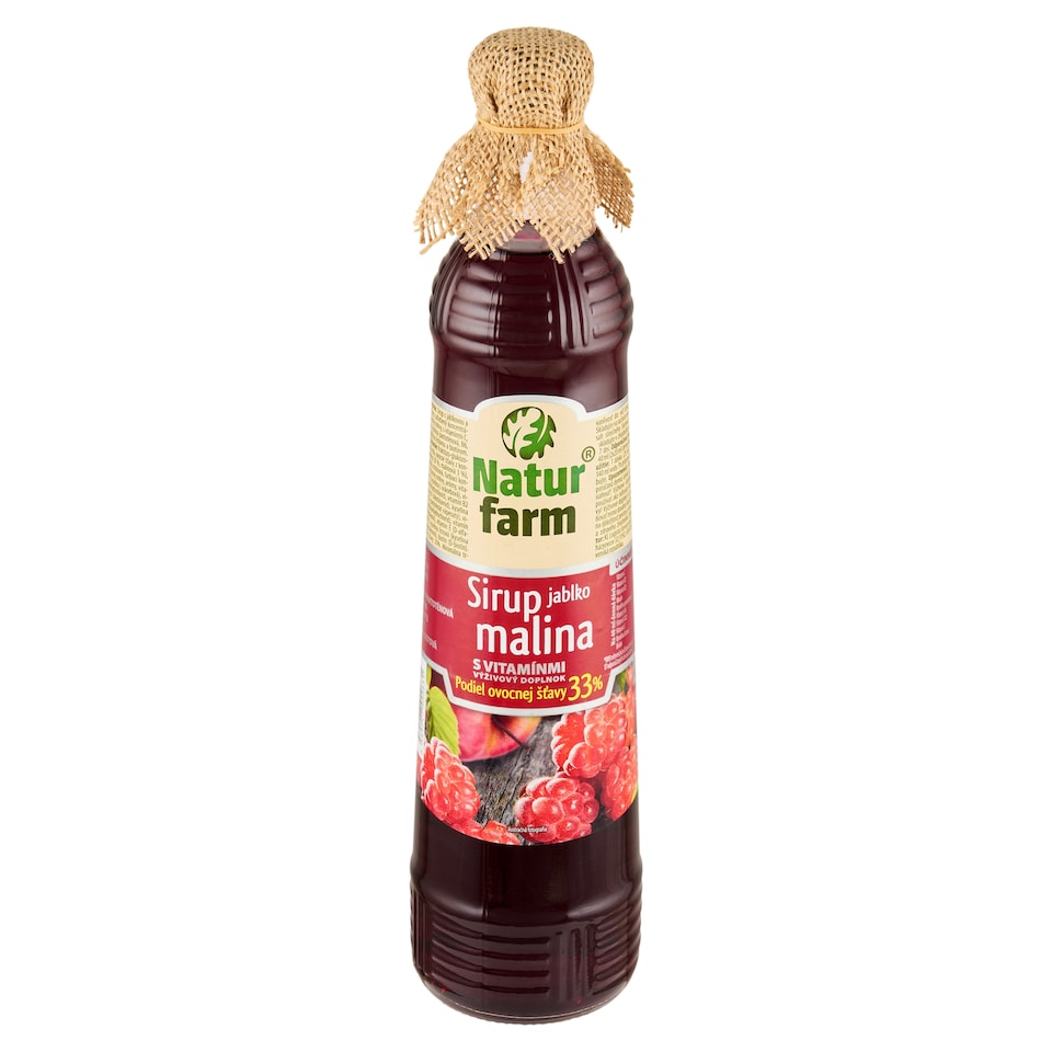 image 1 of Natur Farm Apple Raspberry Syrup with Vitamins 0.7 L