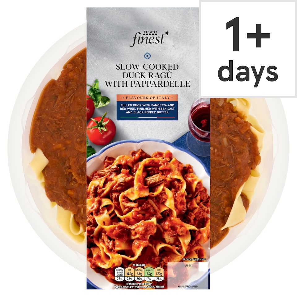 image 1 of Tesco Finest Duck Ragu with Pappardelle 750g 