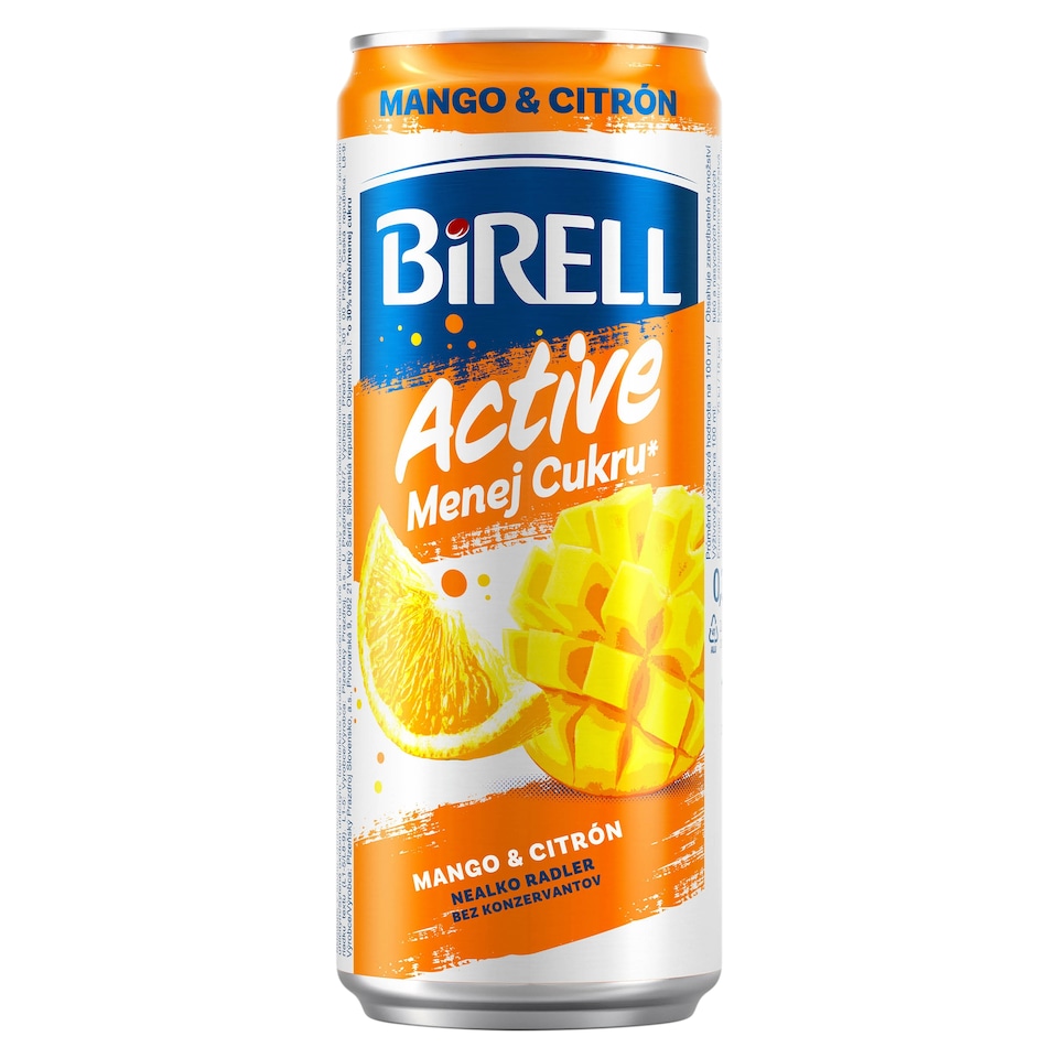 Birell Active Mango & citrón 0,33 l