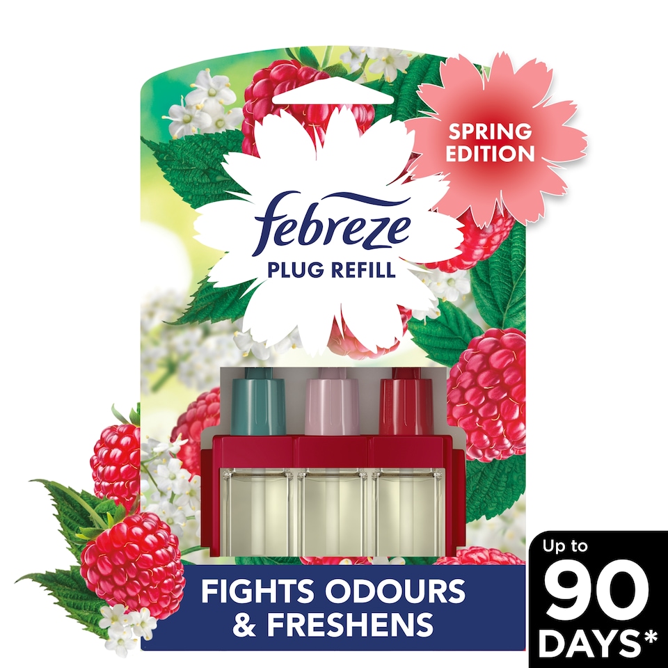 image 1 of Febreze Plug Refill Raspberry & Elderflower 20ml