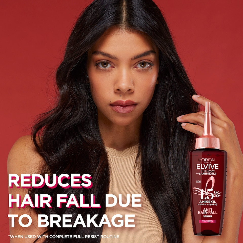 image 1 of L'Oreal Paris Elvive Full Resist Aminexil Serum 102Ml
