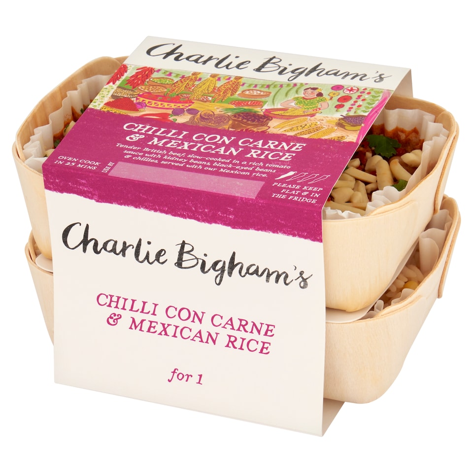image 1 of Charlie Bigham's Chilli Con Carne & Mexican Rice 420g