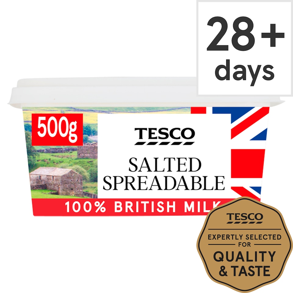 Tesco British Salted Spreadable 500g