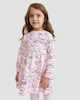 image 1 of Hello Kitty Cotton Rich Cinnamoroll Print Sweater Dress in Pink
