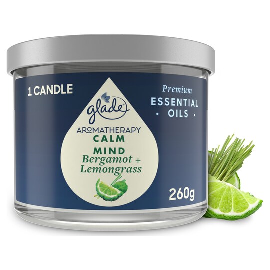 Glade Aromatherapy Candle Calm Mind 260G Tesco Groceries