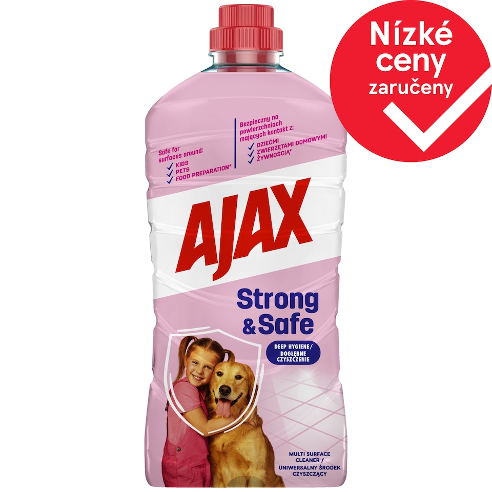 image 1 of Ajax Strong & Safe víceúčelový čisticí prostředek 1000 ml