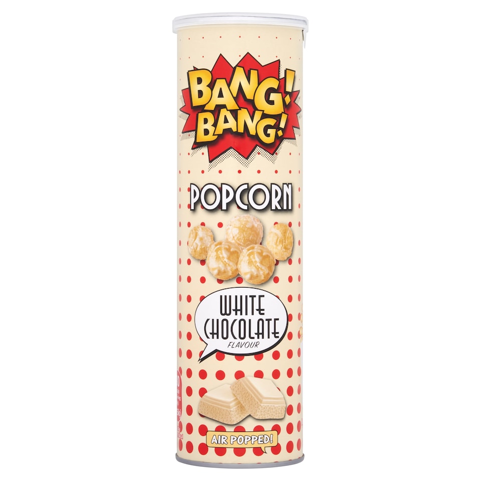 Bang Bang Popcorn White Chocolate 85gm