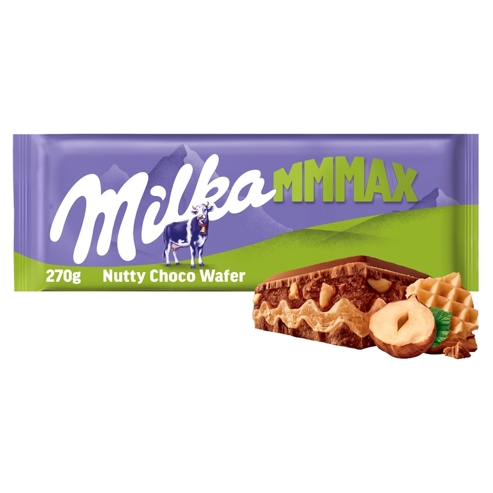 Milka Mmmax Nutty Choco Wafer 270 g