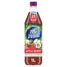 MiWadi Zero Apple Berry Sugar Free Squash 1L