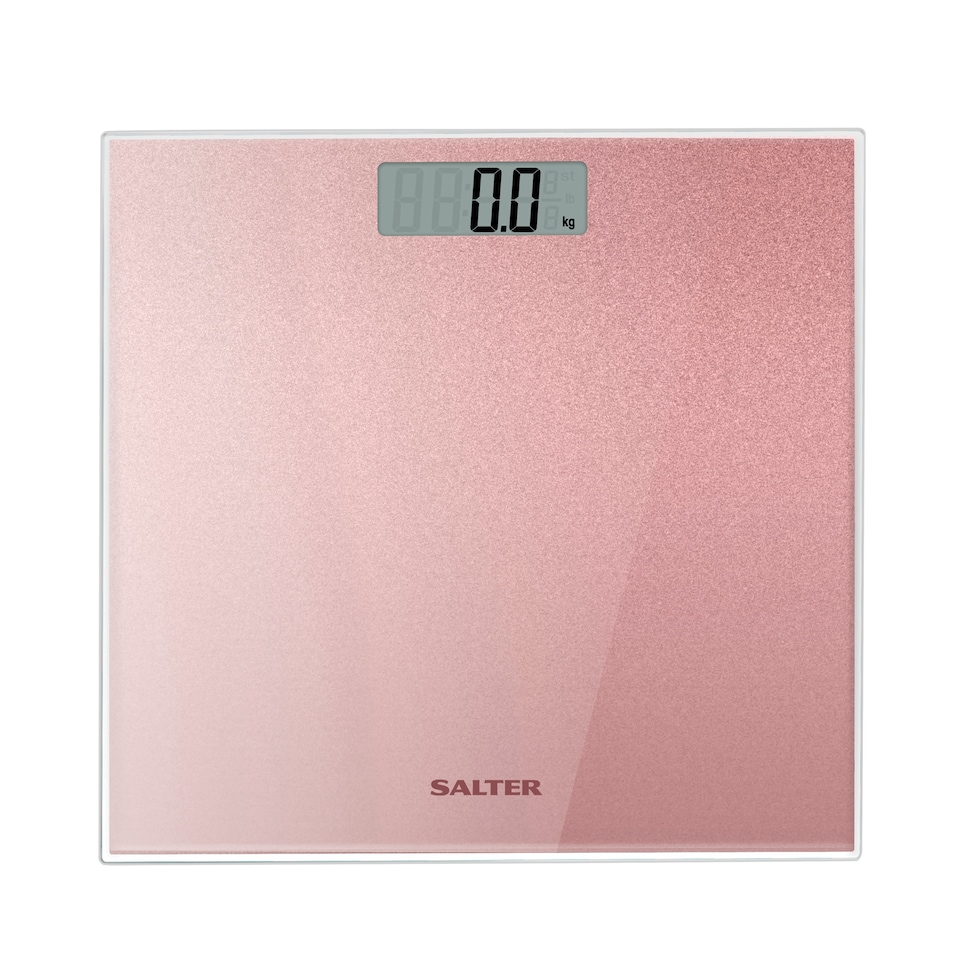 image 1 of Salter Pink Glitter Electronic Scale