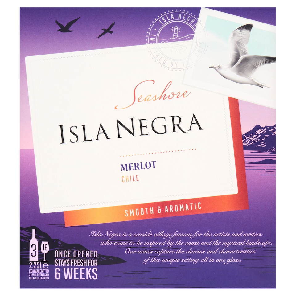 Isla Negra Merlot 2.25 Litres