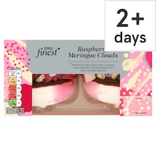 Tesco Finest Raspberry Meringue Clouds 2 Pack 96g