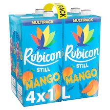 Rubicon Still Mango Juice Drink 4X1 Litre Carton