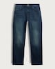 image 4 of F&F Straight FREEF!T® Leg Jeans in Navy