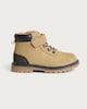 image 1 of F&F Boys Touch Fastening Lace Up Ankle Boots in Tan