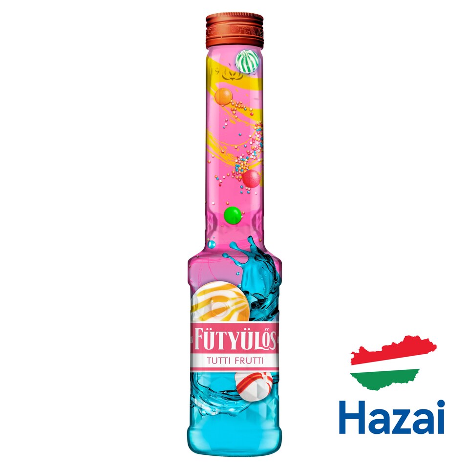 Fütyülős Tutti Frutti ízű likőr 24,5% 0,5 l 1. kép