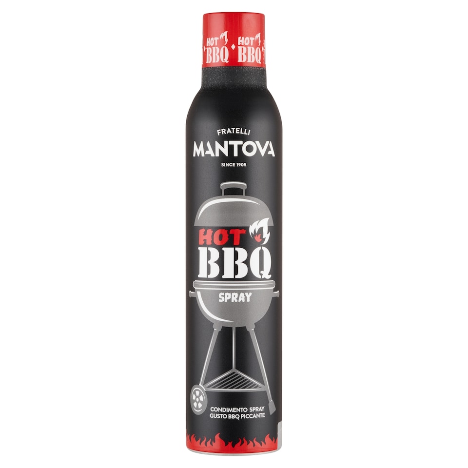 Mantova Hot BBQ High Oleic Sunflower Seed Oil Spray 200 ml