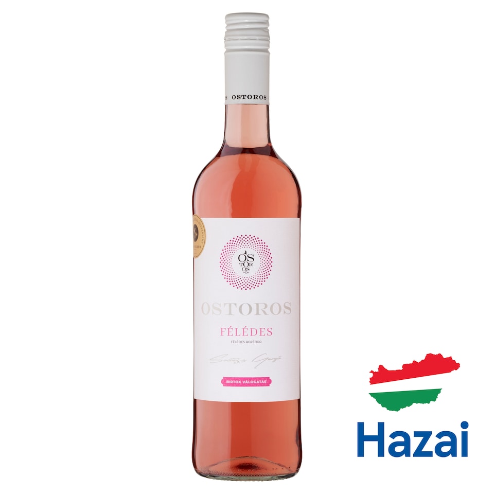 Ostorosbor Felső-Magyarországi Rozé félédes rozébor 12,5% 750 ml  1. kép