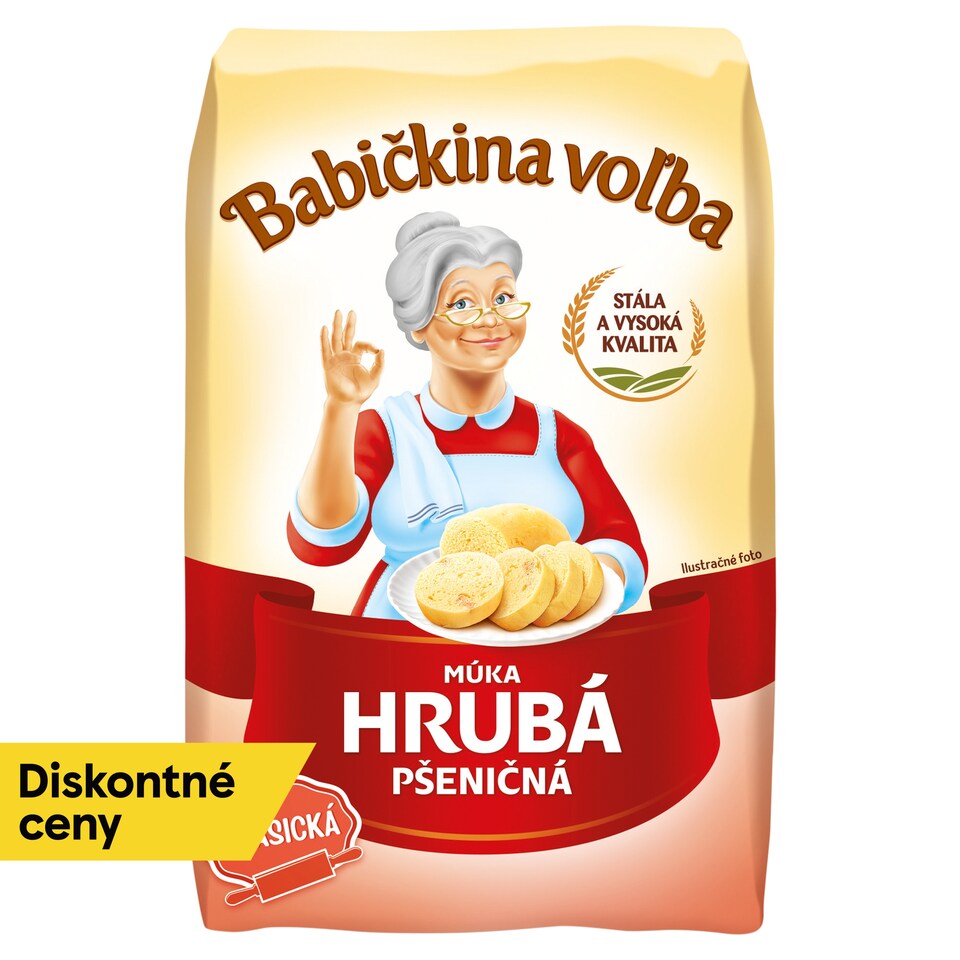 Babičkina Voľba Múka hrubá pšeničná 1 kg