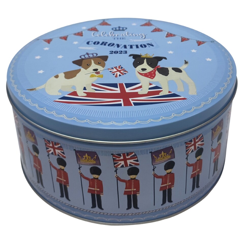 image 1 of Tesco Coronation Cake Tins Set Of 2
