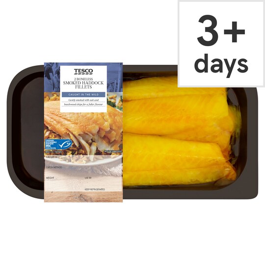 Tesco Boneless Smoked Haddock 280G Tesco Groceries