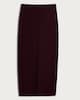 image 4 of F&F Textured Midi Co-ord Pencil Skirt in Burgundy