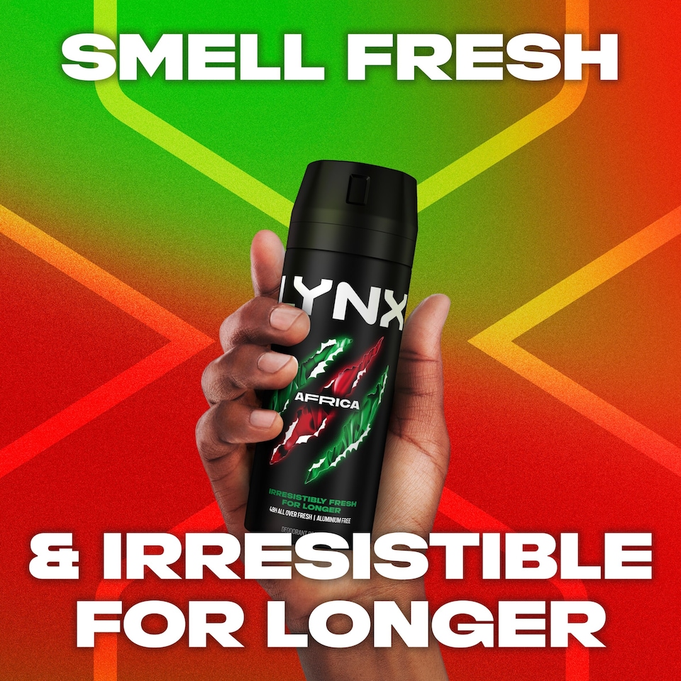 image 1 of Lynx Africa 48h Deodorant Bodyspray for Men 150ml