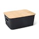 image 2 of Core Supply Black Ribbed Storage Bin S