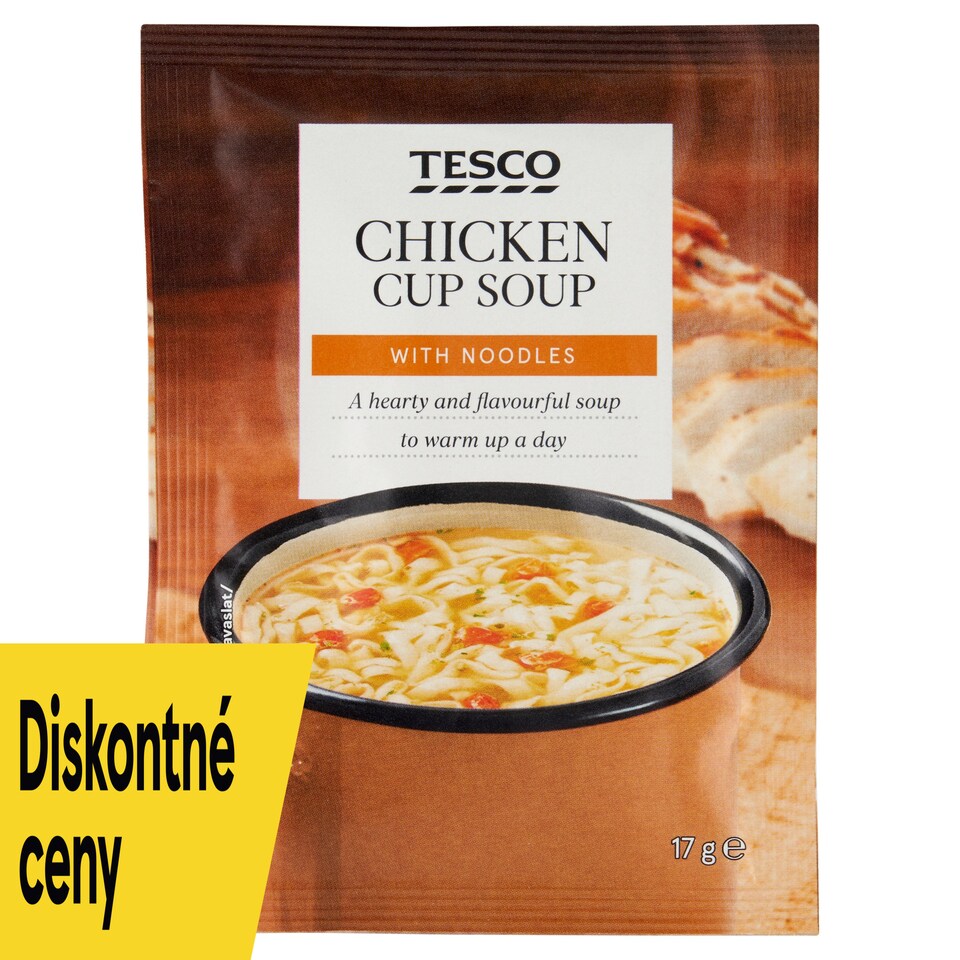 Tesco Instantná kuracia polievka s cestovinami 17 g