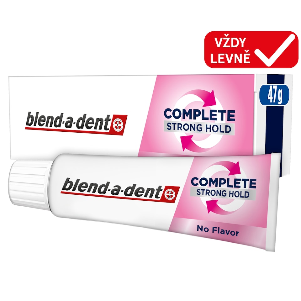 Obrázek 1 pro produkt Blend-a-dent Complete Fixační Krém Na Zubní Náhradu 47g, Neutral