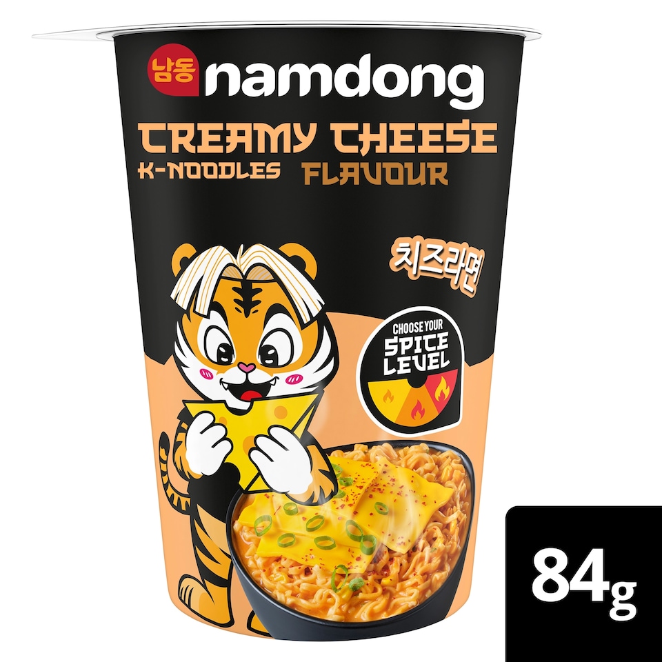 image 1 of Namdong Creamy Cheese Flavour Instant K-Noodles 84g