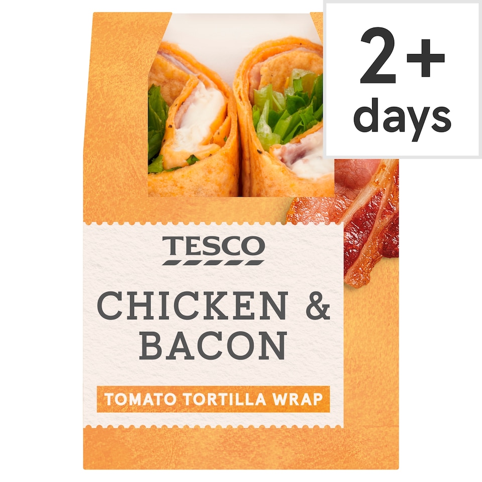 Tesco Chicken & Bacon Wrap