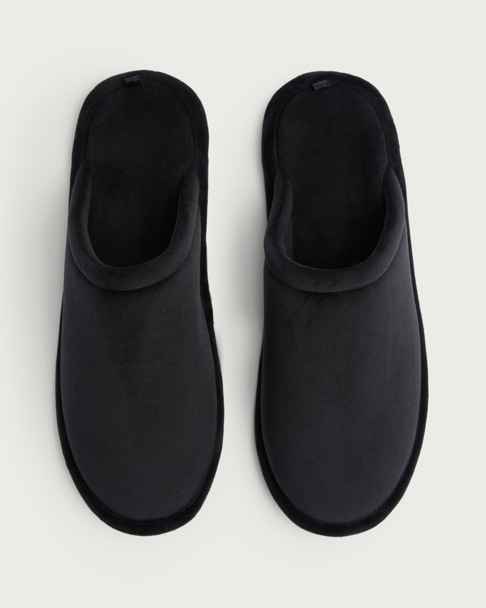 image 1 of F&F Mule Slippers in Black