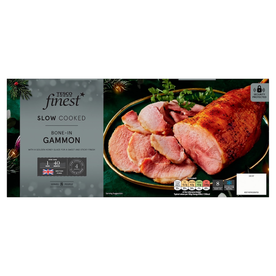 Tesco Finest Slow Cooked Bone In Gammon 1.67kg