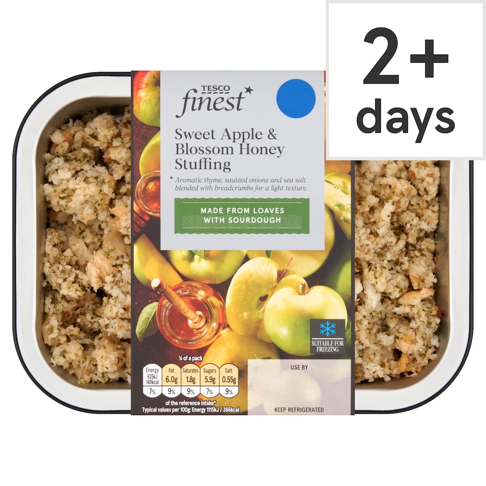 Tesco Finest Sweet Apple & Blossom Honey Stuffing 225g