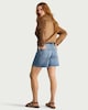 image 3 of F&F Pure Cotton Denim Shorts in Blue