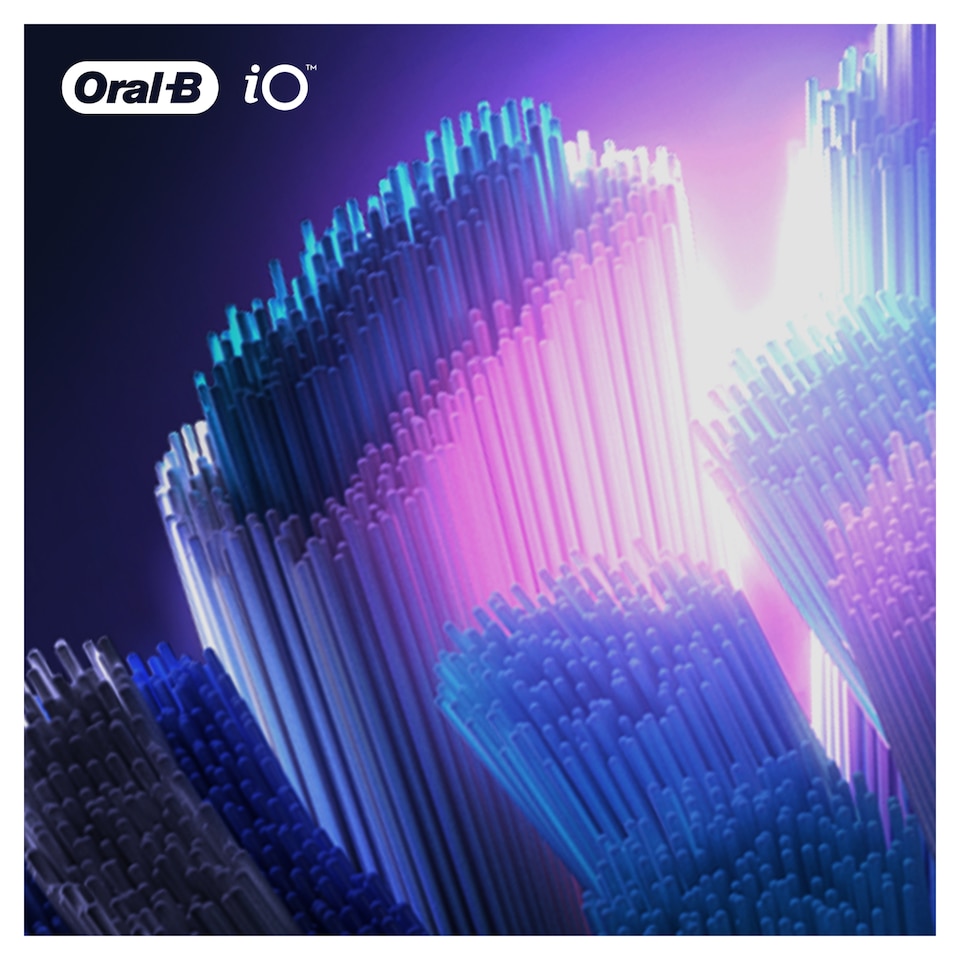 image 1 of Oral-B iO Ultimate Clean Black Electric Toothbrush Heads 2 Pack