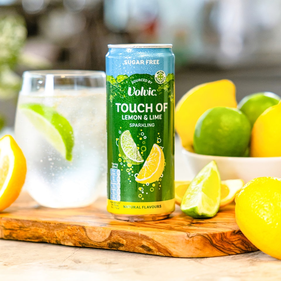 image 1 of Volvic Sugar Free Sparkling Water - Touch of Lemon & Lime 4 x 330ml
