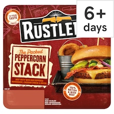 Rustlers The Packed Peppercorn Stack Burger 174g
