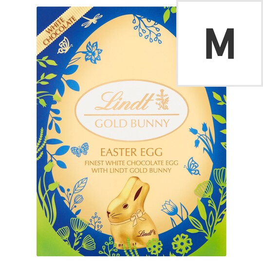 Lindt Gold Bunny White Chocolate Easter Egg 115G Tesco Groceries