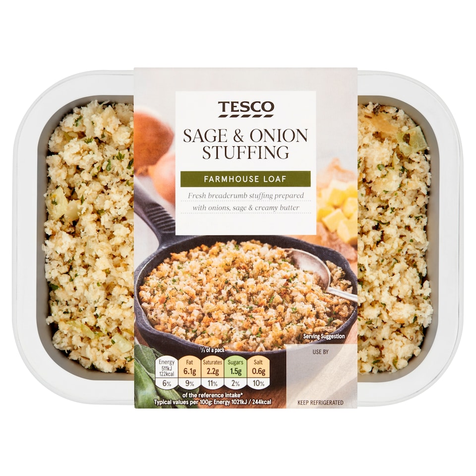 Tesco Sage And Onion Stuffing 250G