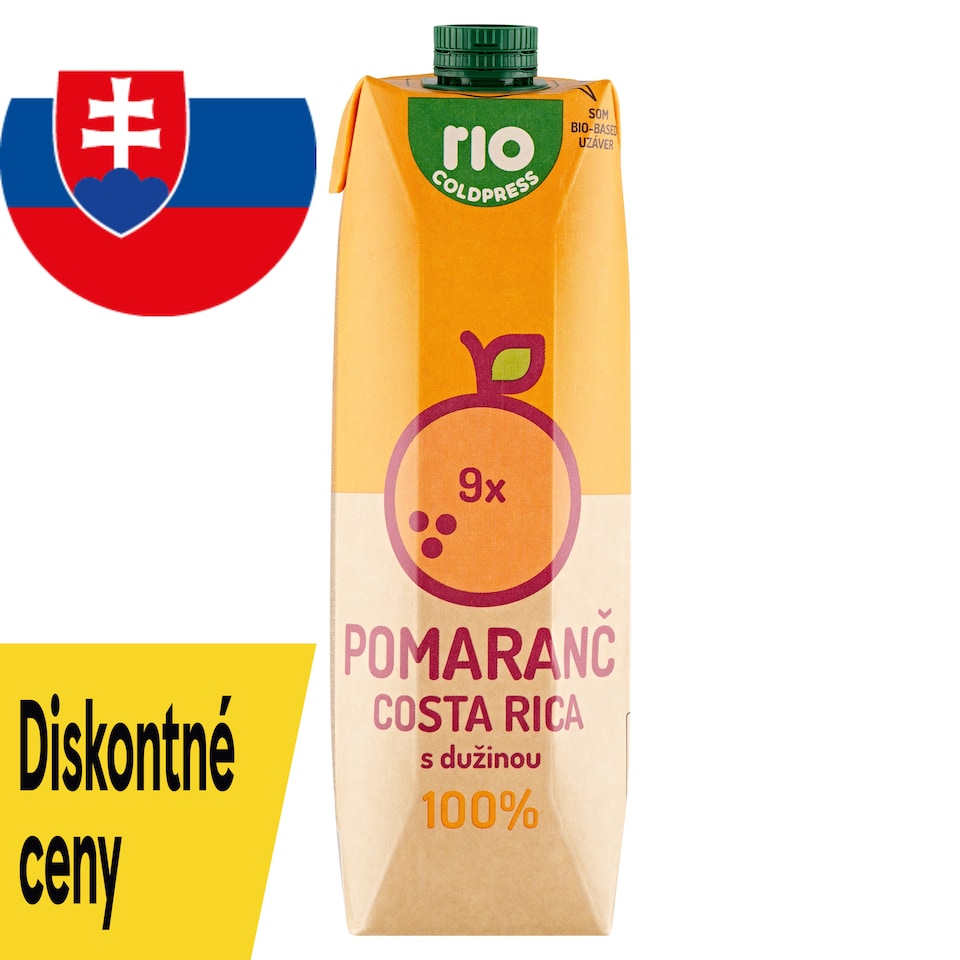 obrázok 1 z Rio Cold Press 100% pomaranč Costa Rica s dužinou 1 l