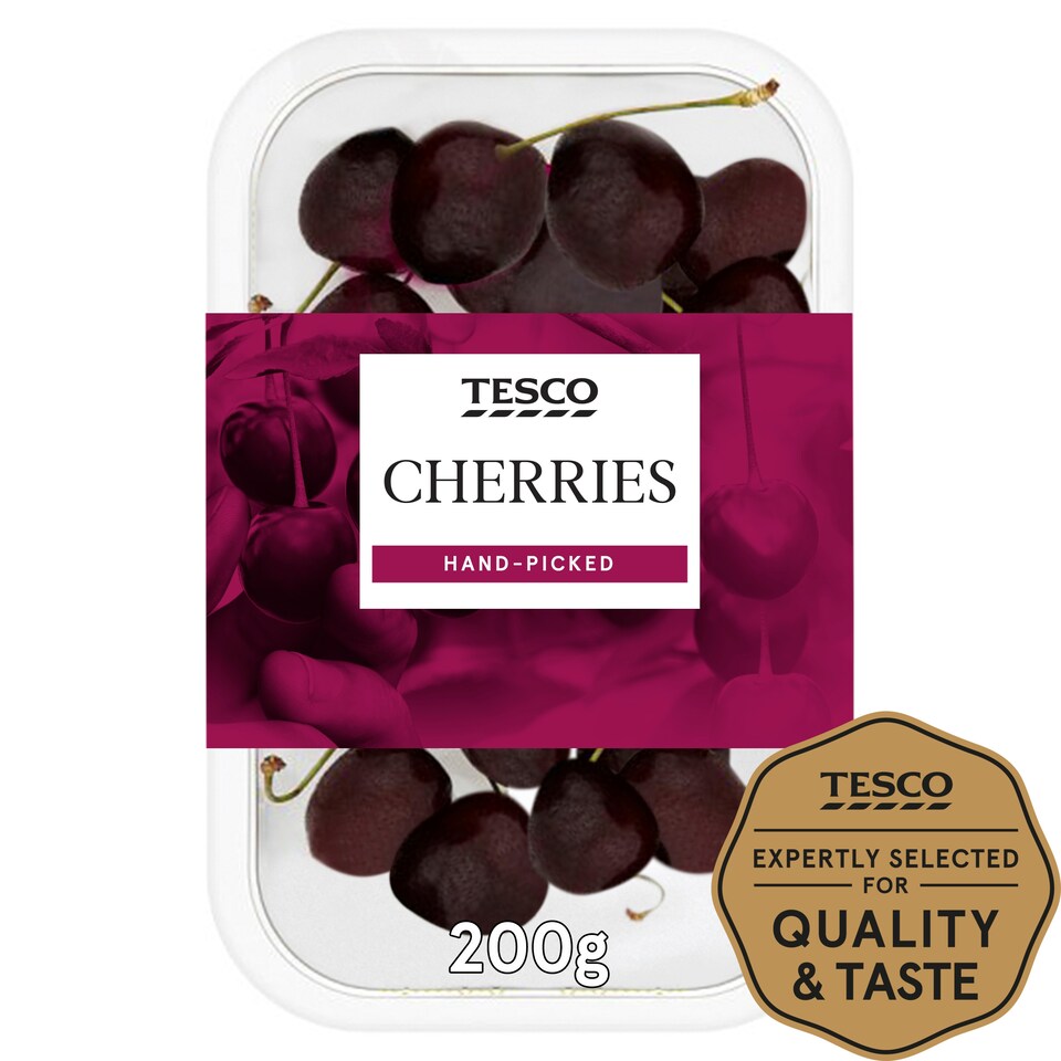 image 1 of Tesco Cherries Punnet 200G