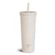 image 2 of Core Kitchen Taupe Stainless Steel Fashion Tumbler Water Bottle 709ml