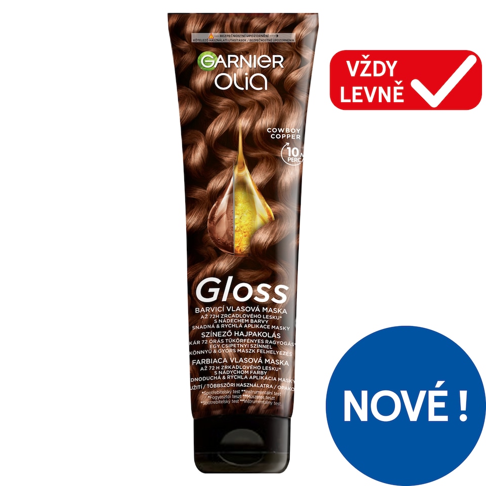 Garnier Olia Gloss Cowboy Copper barvicí vlasová maska 150ml