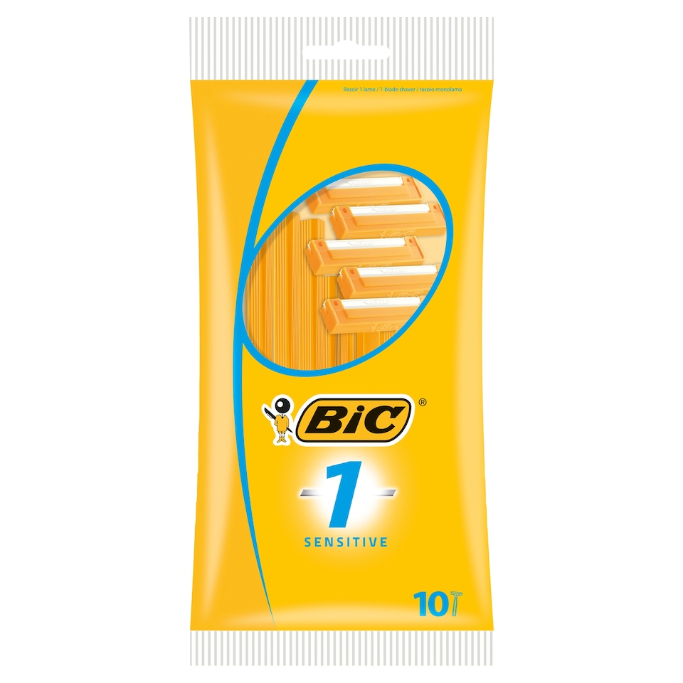 Bic 1 Sensitive Disposable Razor 10'S