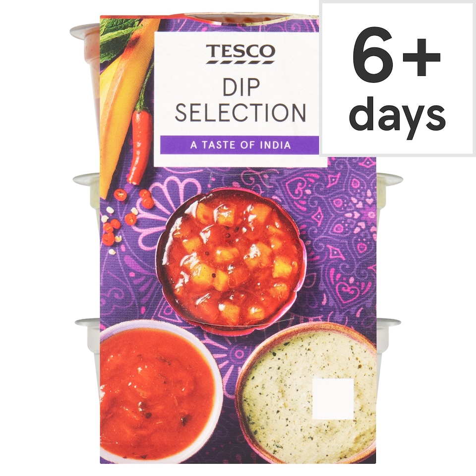 TESCO Indian Inspired Dip Selection 120g