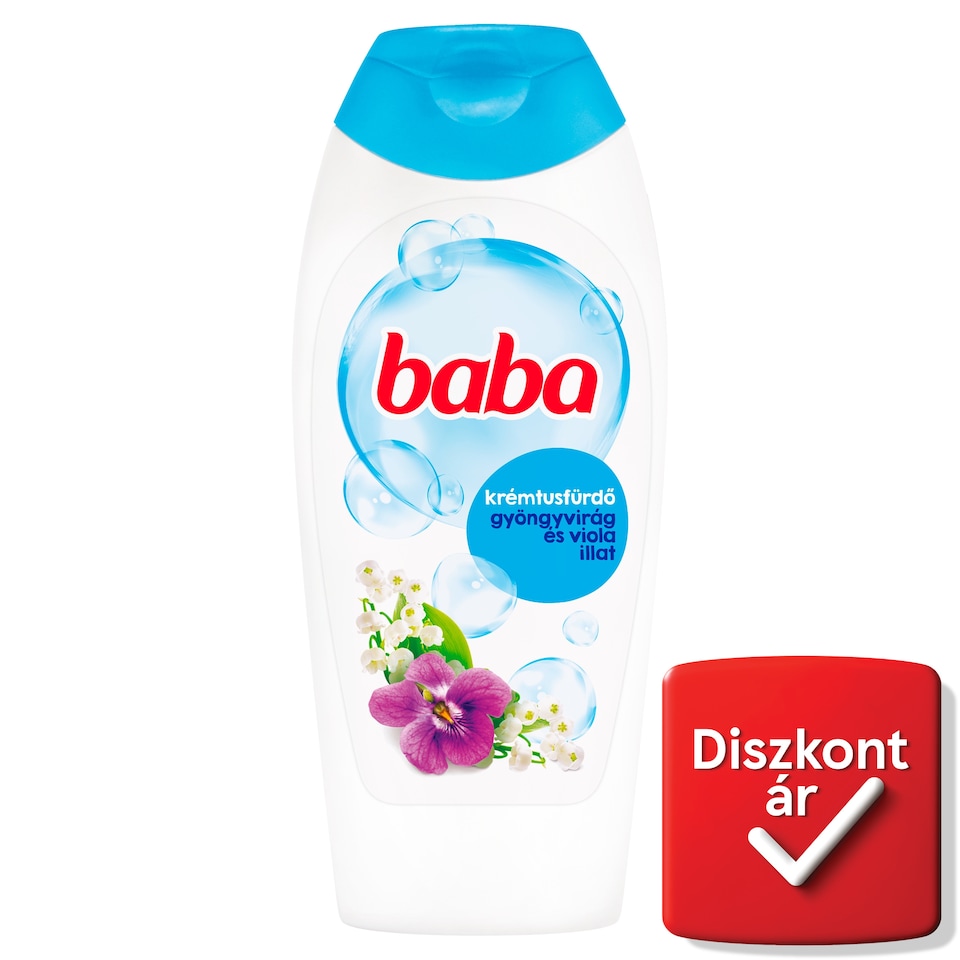 Baba Shower Cream with Lily of the Valley and Viola Scent 400 ml